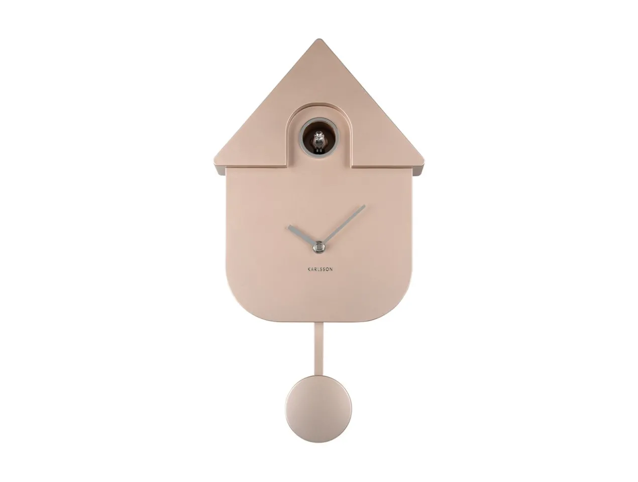 Wall clock Modern Cuckoo ABS metallic rose gold