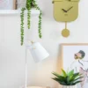 Wall clock Modern Cuckoo ABS ochre yellow