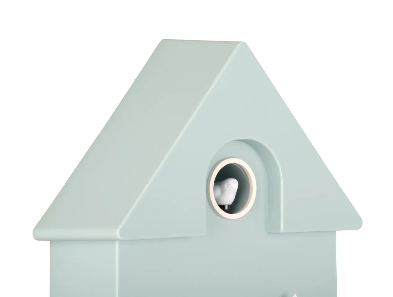 Wall clock Modern Cuckoo ABS soft blue