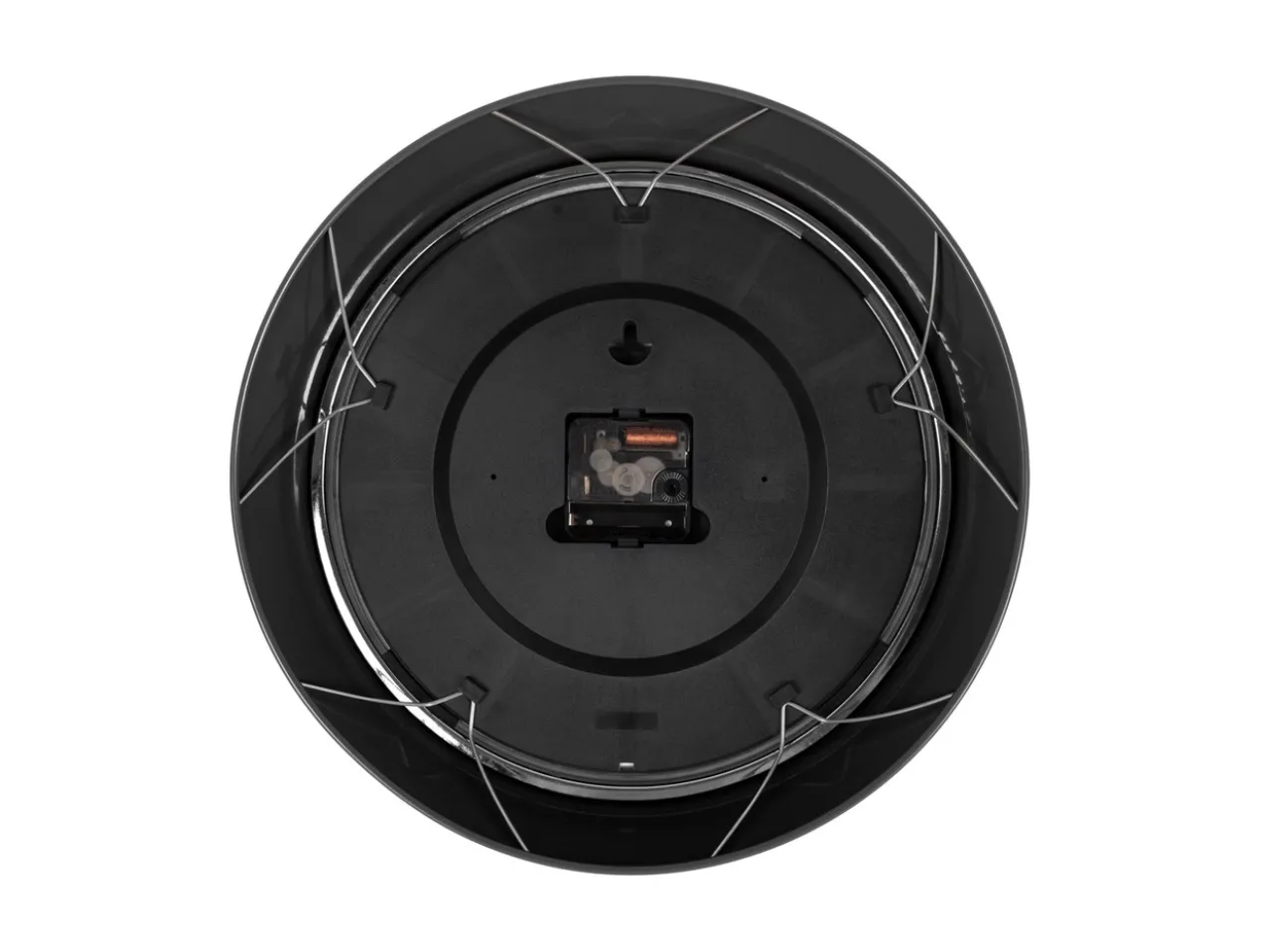 Wall clock Modern Retro black
