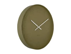 Wall clock Mr. Green numbers large, moss green