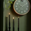 Wall clock Natural Cuckoo birch wood jungle green