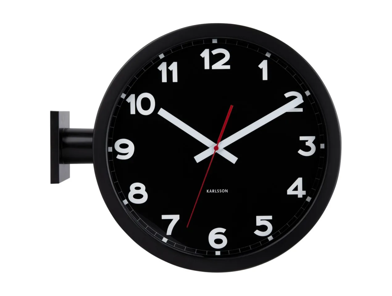 Wall clock New Classic Double Sided black