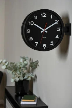 Wall clock New Classic Double Sided black