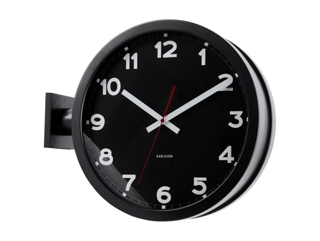 Wall clock New Classic Double Sided black