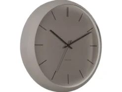 Wall clock Nirvana Globe dark warm grey