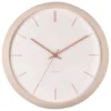 Wall clock Nirvana Globe sand brown