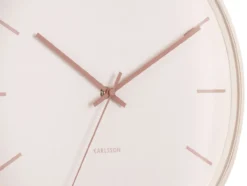 Wall clock Nirvana Globe sand brown