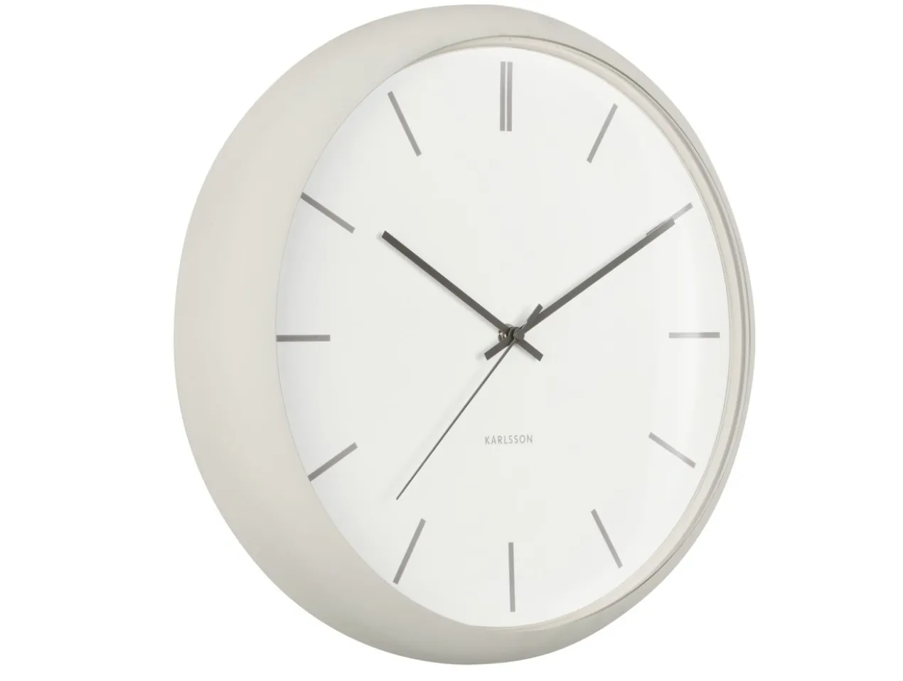 Wall clock Nirvana Globe warm grey