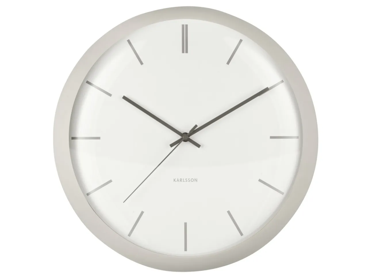 Wall clock Nirvana Globe warm grey