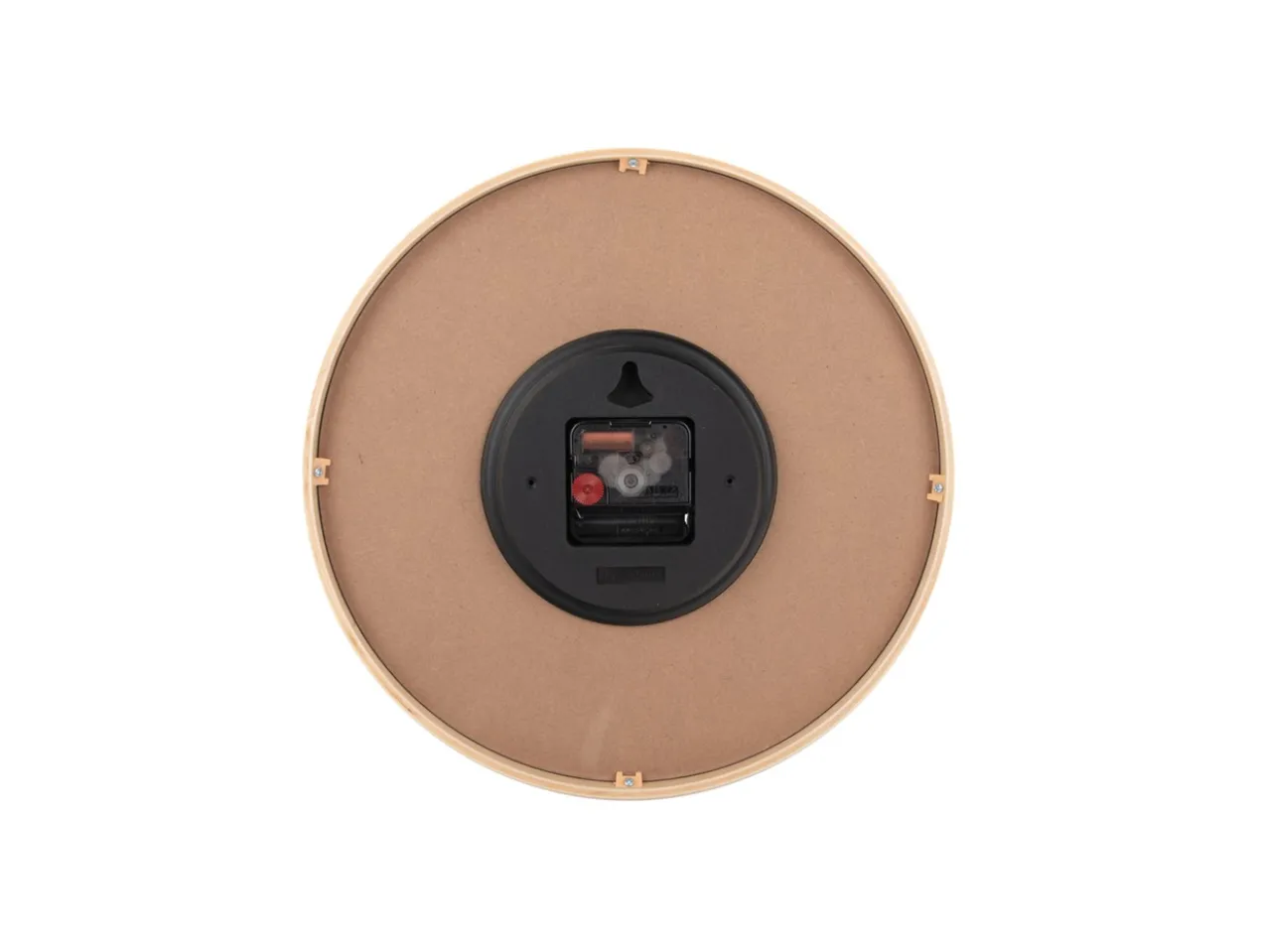Wall clock Osado Dome wood black