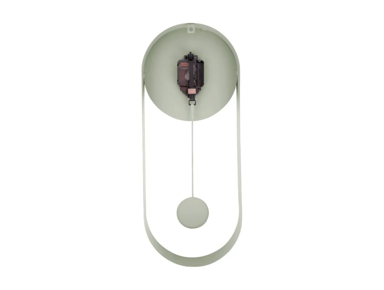 Wall clock Pendulum Charm steel jungle green