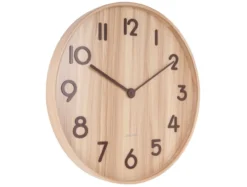 Wall clock Pure large light basswood