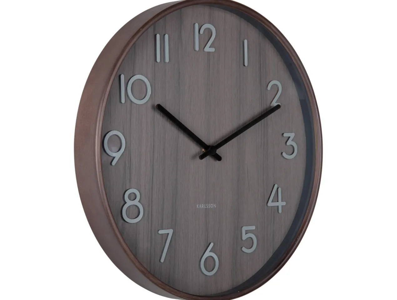 Wall clock Pure large walnut wood