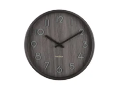 Wall clock Pure small walnut wood