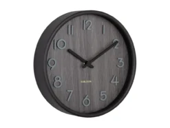Wall clock Pure small walnut wood