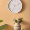 Wall clock Regal Numbers blush red
