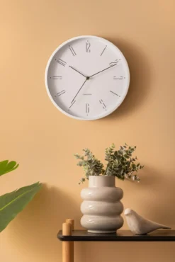 Wall clock Regal Numbers white