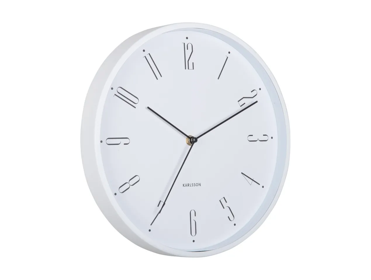 Wall clock Regal Numbers white