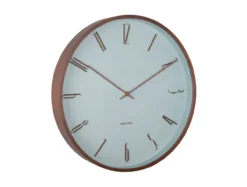 Wall clock Scandia misty blue