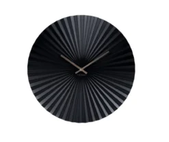 Wall clock Sensu steel black
