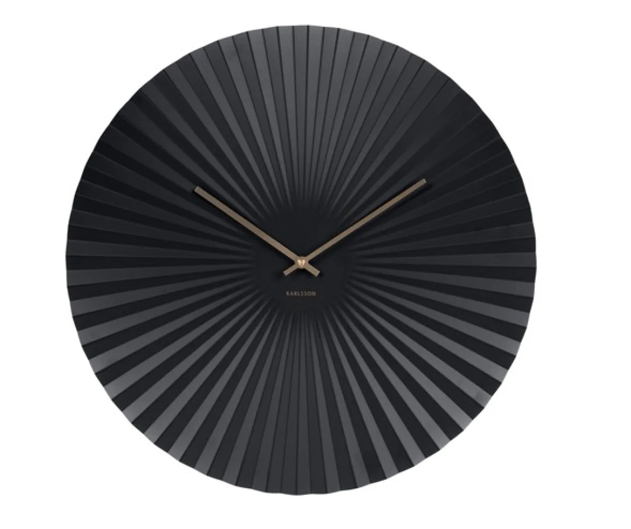 Wall clock Sensu XL steel black