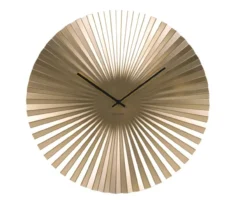 Wall clock Sensu XL steel gold