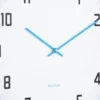 Wall clock Sporty bright blue