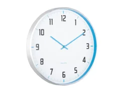 Wall clock Sporty bright blue