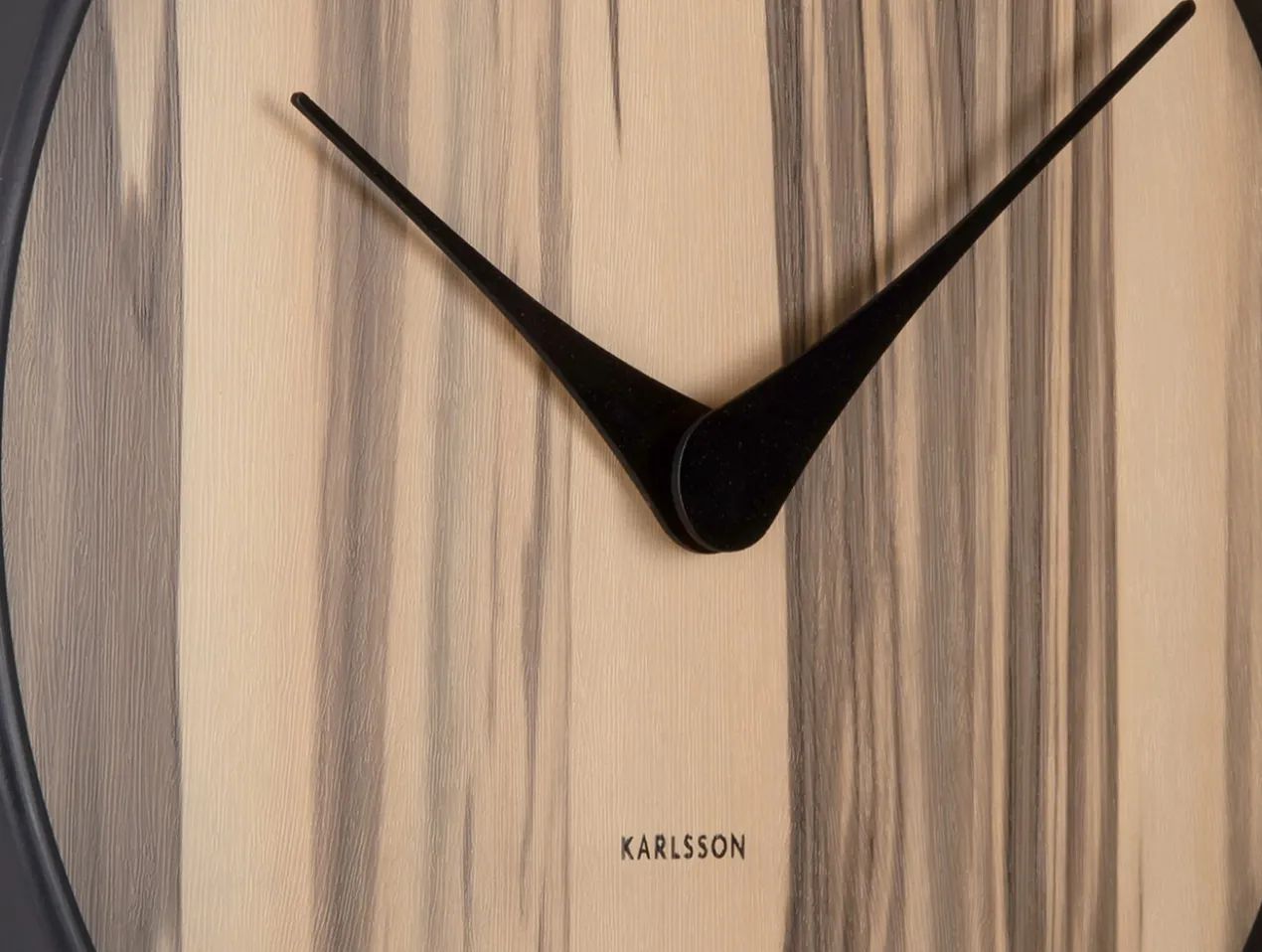 Wall clock Wood Melange light wood