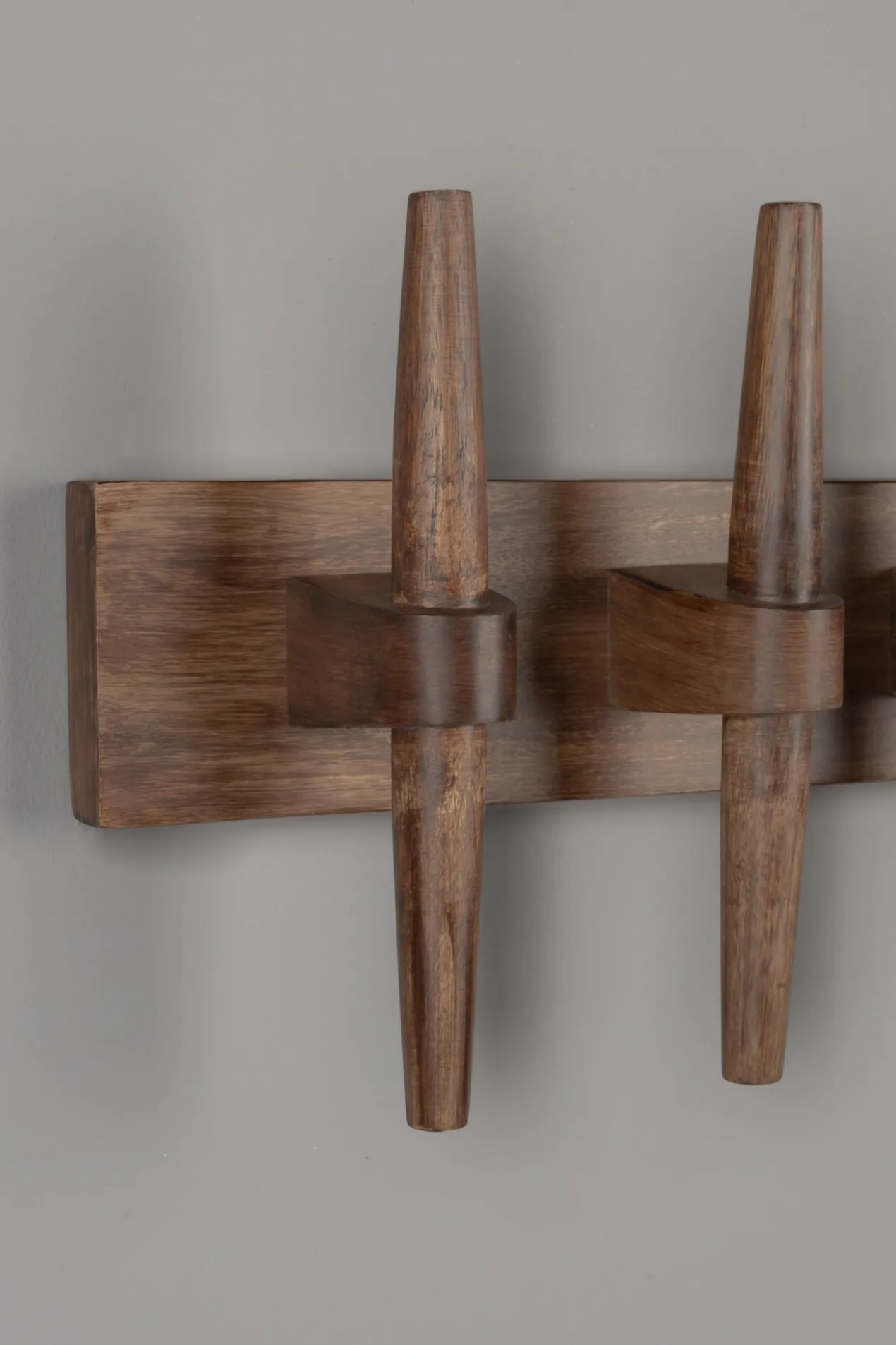 Wall coat rack jakub walnut