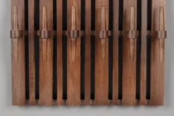 Wall coat rack shelf jakub walnut
