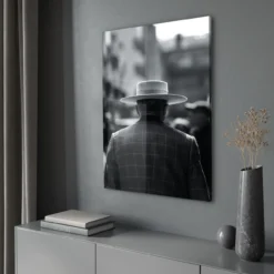 Walljar acryglas schilderij - Classy Men Acryglas schilderij - 80 x 120 cm