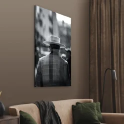 Walljar acryglas schilderij - Classy Men Acryglas schilderij - 120 x 180 cm