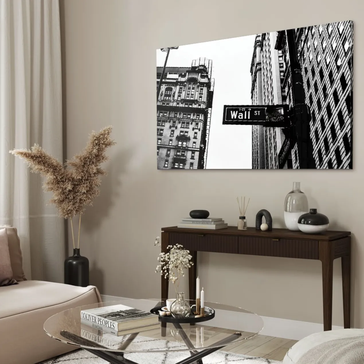 Walljar acrylglas schilderij - ST New York Acrylglas schilderij - 50 x 70 cm