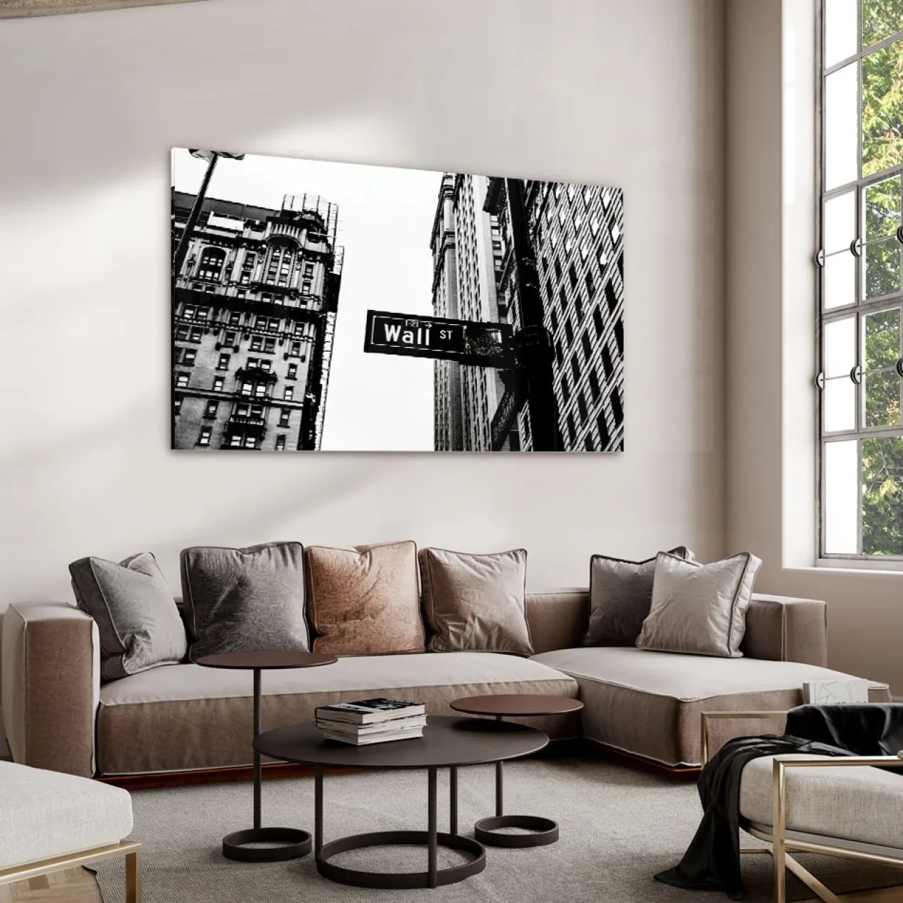 Walljar acrylglas schilderij - ST New York Acrylglas schilderij - 50 x 70 cm