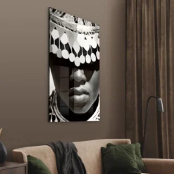 Walljar acrylglas schilderij - Silver Men Acrylglas schilderij - 50 x 70 cm
