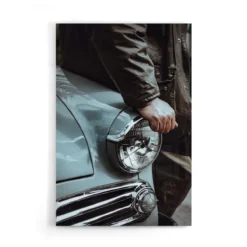 Walljar acrylglas schilderij - Classic Car Acrylglas schilderij - 50 x 70 cm