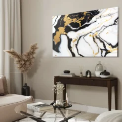 Walljar acrylglas schilderij - Broken Marble Acrylglas schilderij - 50 x 70 cm