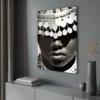 Walljar acrylglas schilderij - Silver Men Acrylglas schilderij - 70 x 100 cm