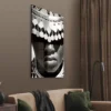Walljar acrylglas schilderij - Silver Men Acrylglas schilderij - 120 x 180 cm
