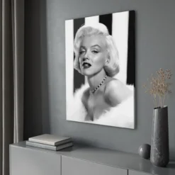 Walljar acrylglas schilderij - Portrait of Marilyn Monroe Acrylglas schilderij - 70 x 100 cm