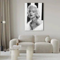 Walljar acrylglas schilderij - Portrait of Marilyn Monroe Acrylglas schilderij - 150 x 225 cm