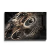 Walljar acrylglas schilderij - Peacock Feathers Acrylglas schilderij - 120 x 180 cm