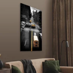 Walljar acrylglas schilderij - New York Intersection Acrylglas schilderij - 70 x 100 cm