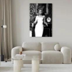 Walljar acrylglas schilderij - Marilyn Monroe Posing Acrylglas schilderij - 70 x 100 cm