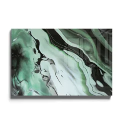 Walljar acrylglas schilderij - Groovy waves Acrylglas schilderij - 120 x 180 cm