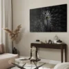 Walljar acrylglas schilderij - Golden Peacock Acrylglas schilderij - 120 x 180 cm