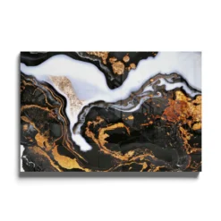 Walljar acrylglas schilderij - Golden Milkyway Acrylglas schilderij - 70 x 100 cm