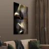Walljar acrylglas schilderij - Golden Closeup Acrylglas schilderij - 60 x 90 cm